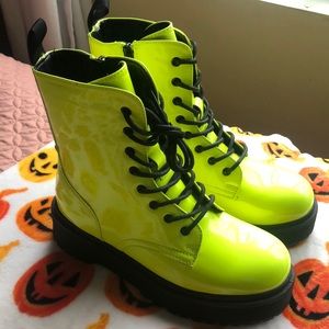F21 Neon Boots